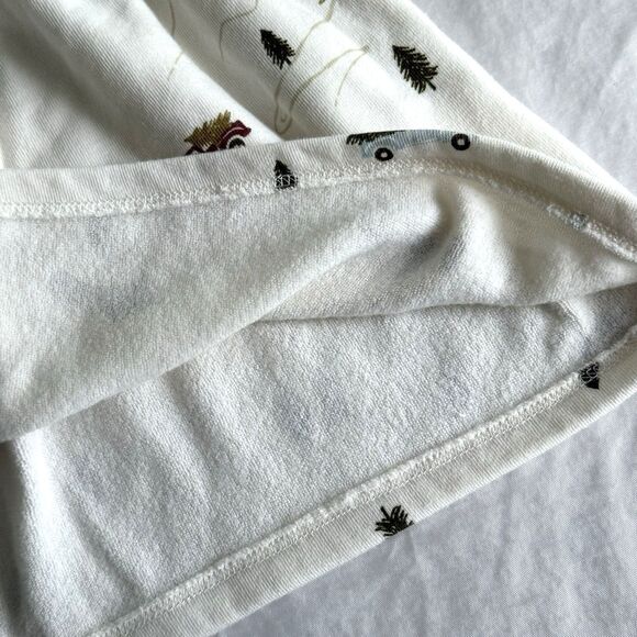 Little Co Lauren Conrad Xmas Trucks Trees Sweatshirt Dress Ruffles Fleece 12M - Picture 4 of 6